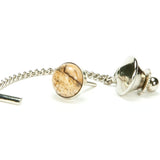Picture Jasper Sterling Silver Tie Tack