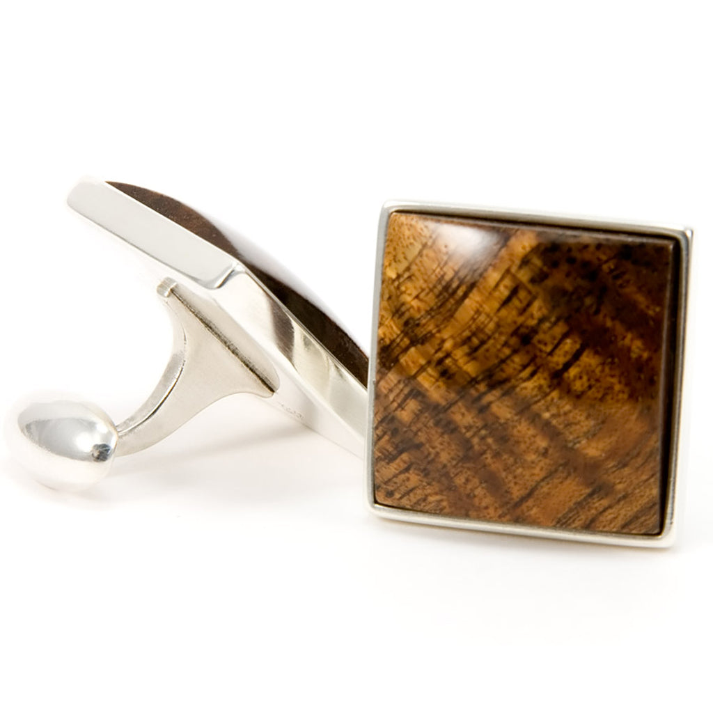 Hawaiian Cufflinks Sterling Silver One-of-a-kind – bcr-designs