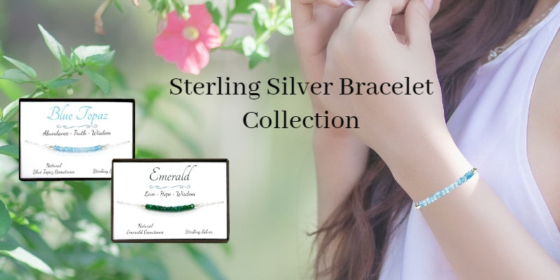 Sterling Silver Gemstone Bracelet