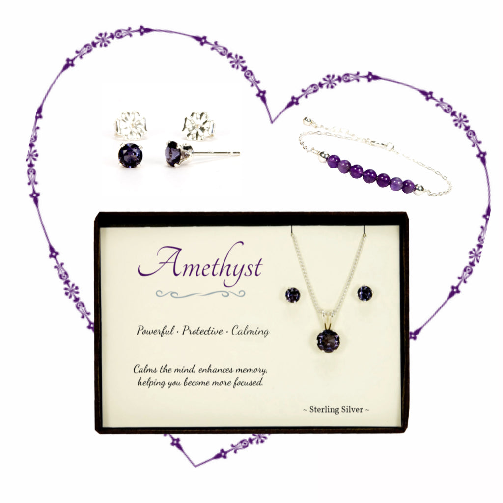 Amethyst, the perfect gift for anyone born in February.
