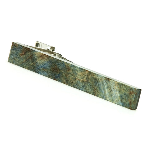 Blue Maple Wooden Tie Clip | One-of-a-kind Tie Clip