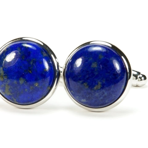 Lapis Lazuli Silver Cufflinks