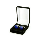 Lapis Lazuli Silver Cufflinks - Gift Box