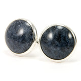 Fossil Coral Silver Cufflinks - Front