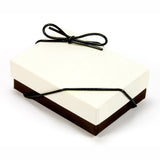 Cream and Brown Gift Box