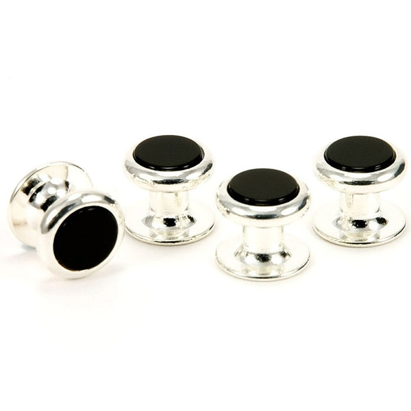 Silver selling Tuxedo studs set