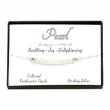 Sterling Silver Cultured Freshwater Pearl Bracelet in Gift Box | June Birthstone