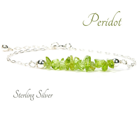 Peridot Mini Gemstone Vitality Bracelet – The Gift Factor