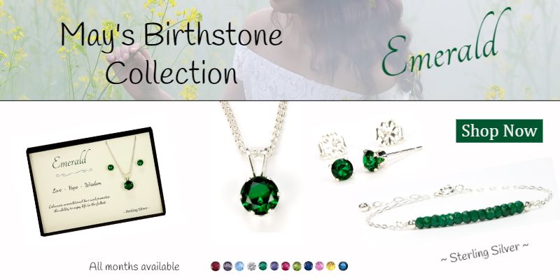 White Sapphire Birthstone Sterling Silver Collection